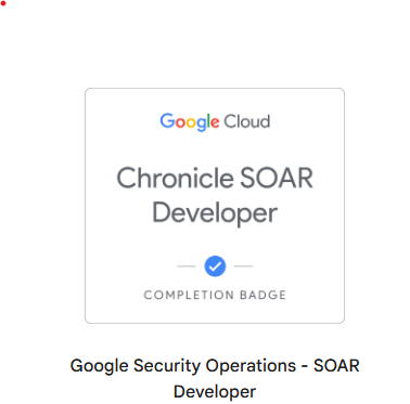 SOAR Developer badge